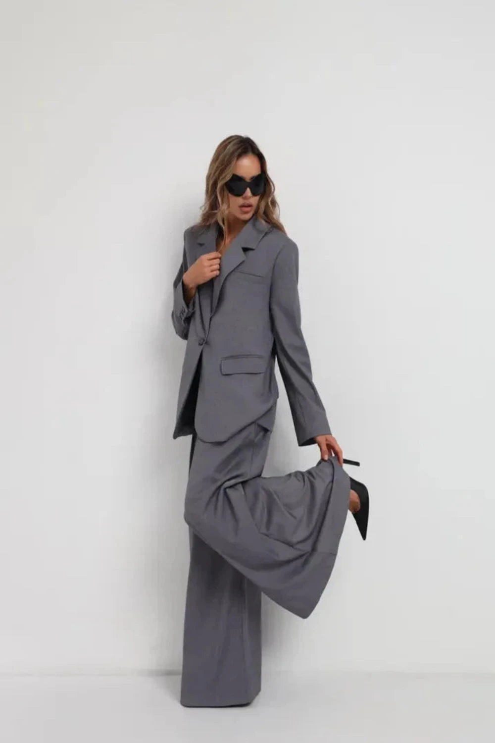 Palazzo pants gray